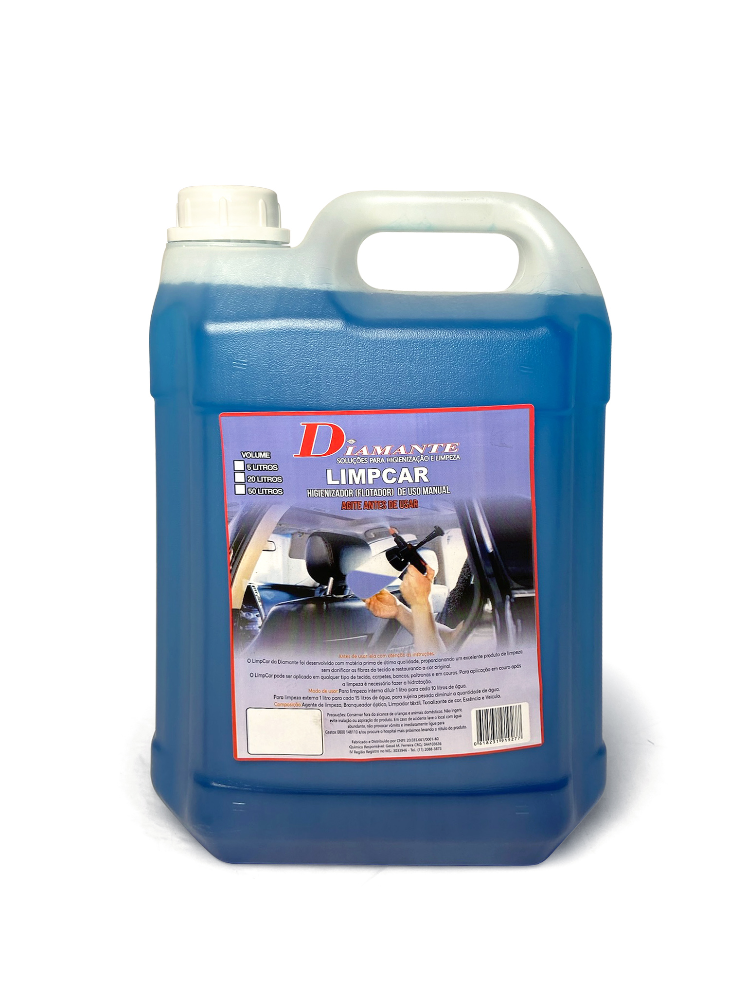 LimpCar Diamante – Limpador para Bancos, Carpetes, Couro e Higienização Automotiva