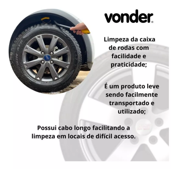 Escova Longa para Caixa de Rodas Vonder 1 unidade - Image 4