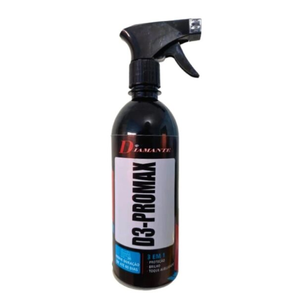 Cera Automotiva D3 Pro Max - Brilho e Proteção Diamante - 500ml